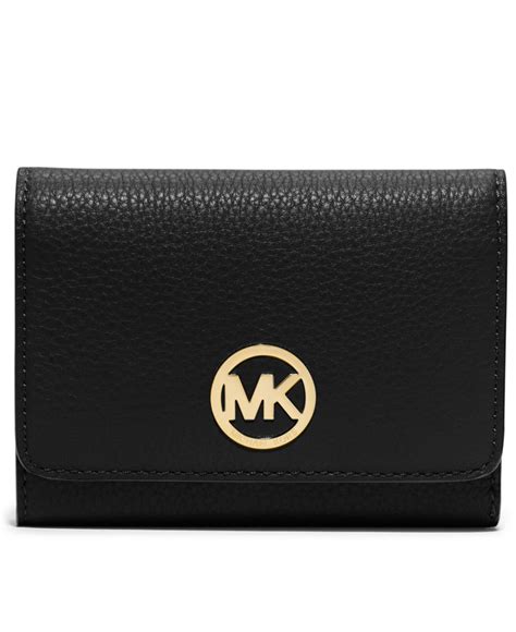 michael kors medium logo slim wallet|michael kors small trifold wallet.